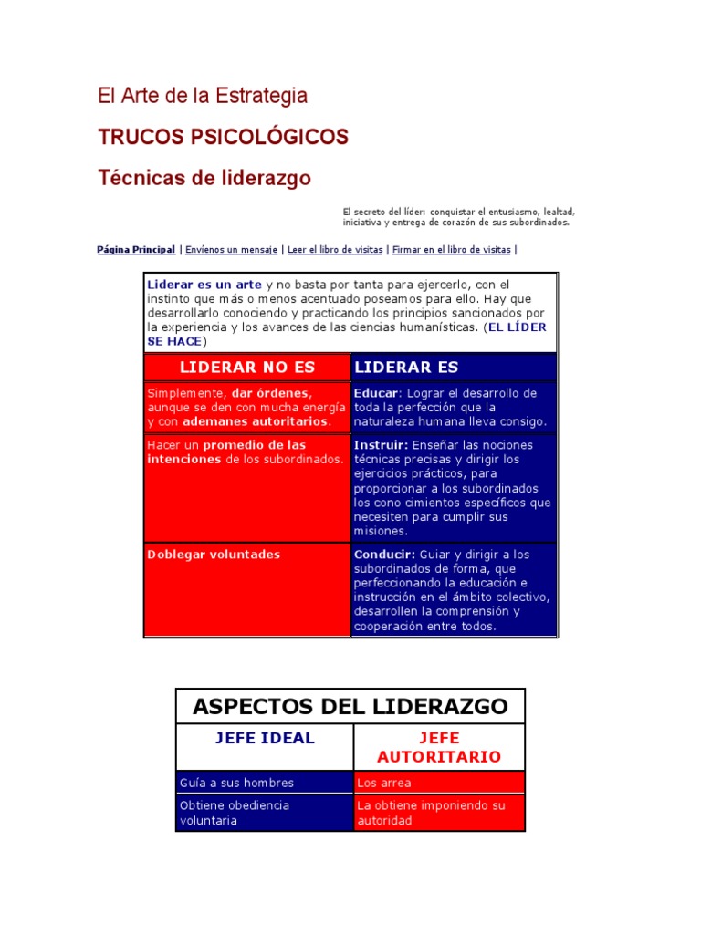 El Arte de La Estrategia | PDF | Liderazgo | Sicología
