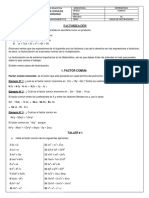 Casos de Factorizacion Talleres