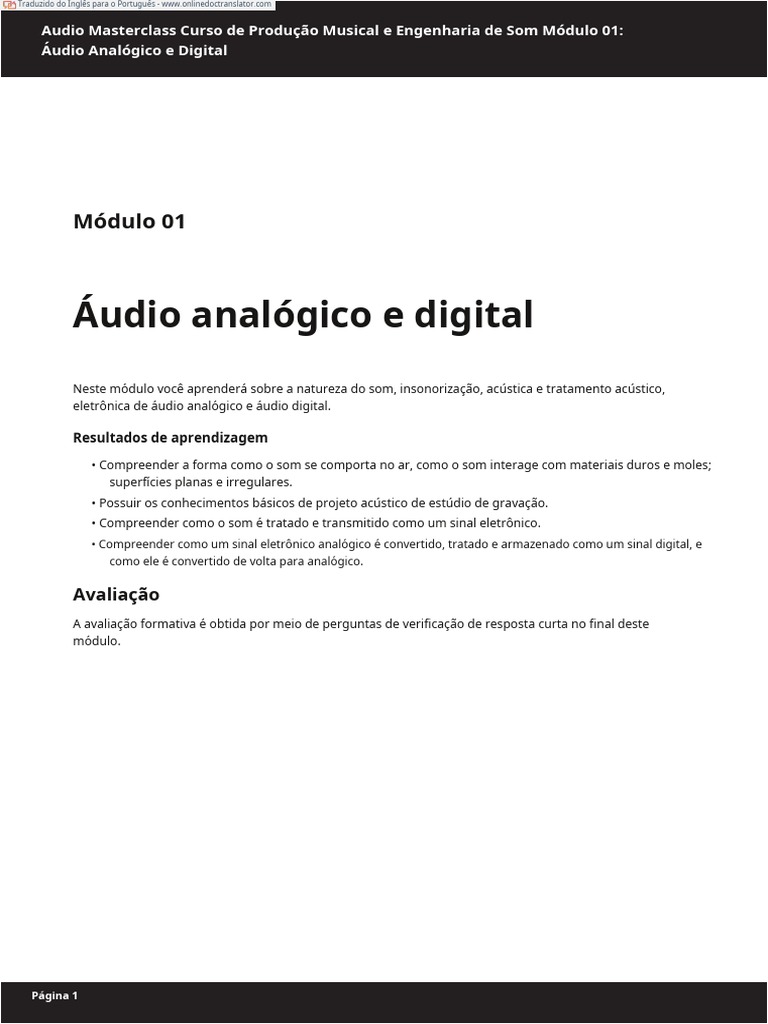 Engenharia De Audio Pdf Pdf Decibel Som