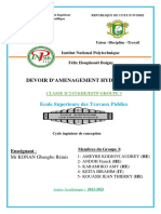 Devoir D'amenagement Hydraulique Les Systèmes D'irrigation Groupe 3