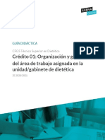 Guía de organización y gestión en dietética