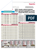 Turbí y Pérez ganan torneos; Final HVC y pool hoy