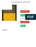 Sistemas de Planificación CPM y PERT Aplicados A La Construcción PDF - Descargar, Leer DESCARGAR LEER ENGLISH VERSION DOWNLOAD READ.