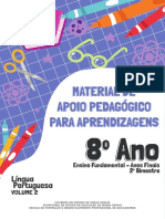 8 Ano 2 Bim - MAPA EF2 8ano V2 Portugues PF