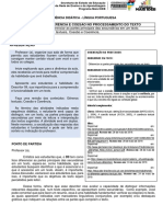 SD - LP - D9 - Partes Principais e Secundárias de Um Texto Professor