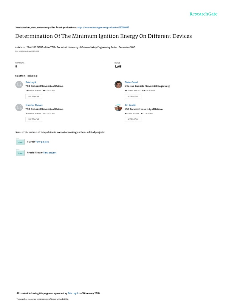 Determination of The Minimum Ignition Energy On Di PDF Combustion