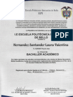 Diploma y Acta Laura Hernandez