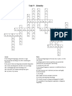 Unit 9 Crossword