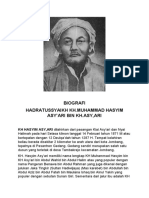 Biografi Mbah Hasyim