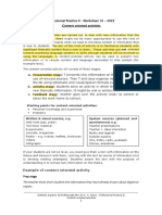 Worksheet 10 - 2022 Content Oriented Activities