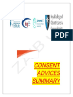 Consent Advice Summary Updated