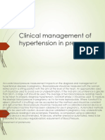 Clincal Management of Hypertensive in Pregnancy