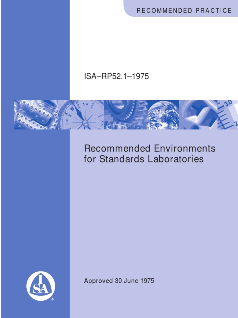 ISA-RP52.1-1975 - Recommended Enviroments For Standards Laboratories, PDF, Electromagnetic Interference