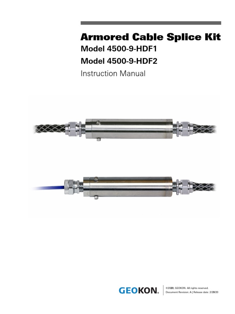 4500 9 HDF 1 2 - Splicing - Instructions | PDF | Electrical Connector ...