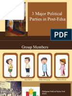 3 Major Political Parties in Post Edsa