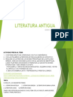 Literatura Antigua Grado 11 2023