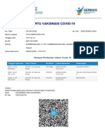 Kartu Vaksinasi Covid-19: Riwayat Pemberian Vaksin Covid-19
