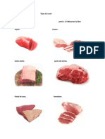 Tipos de Carne