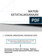 Materi Ketatalaksanaan