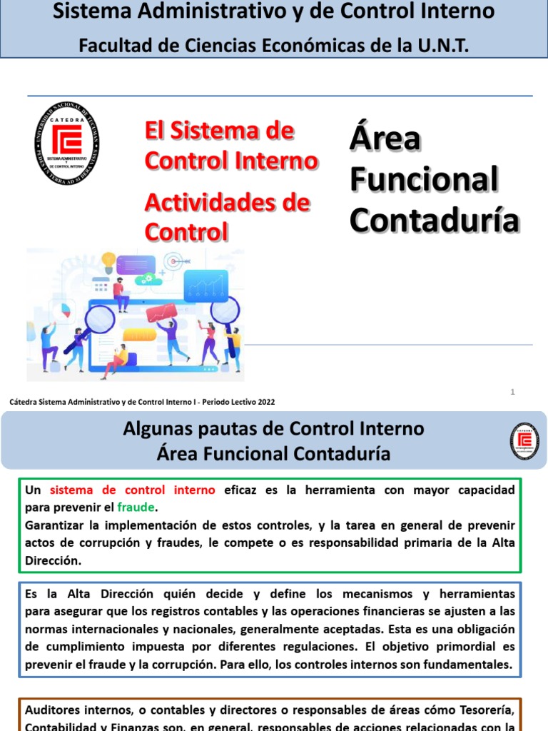 Control Interno y Prevención de Fraude | PDF | Teneduría de libros ...