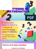 Lesson 2 Patterns in Mathematics