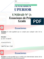 Ecuaciones de 1er Grado