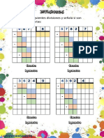 Divisiones: Resuelve Las Siguientes Divisiones y Señala Si Son Exactas o Inexactas