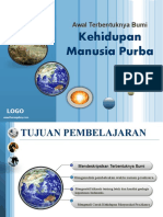 Terbentuknya Bumi dan Kehidupan Manusia Purba