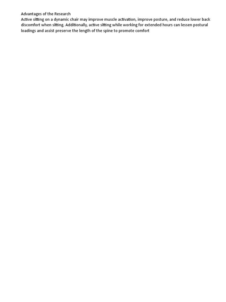 Advantages of The Research | PDF