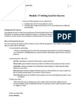 Setting Goal For Success PDF