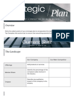 Strategic Plan Professional Doc in Grey Blue Photocentric Style