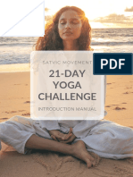 21-Day Yoga Challenge Introduction Manual