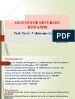 Gestion de Recursos Humanos: Prof. Néstor Melenciano Rosario