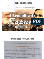 República Da Espada: O Novo e Velho Ao Mesmo Tempo..