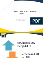 Pertemuan 3: Pedoman Umum Ejaan Bahasa Indonesia (Puebi)
