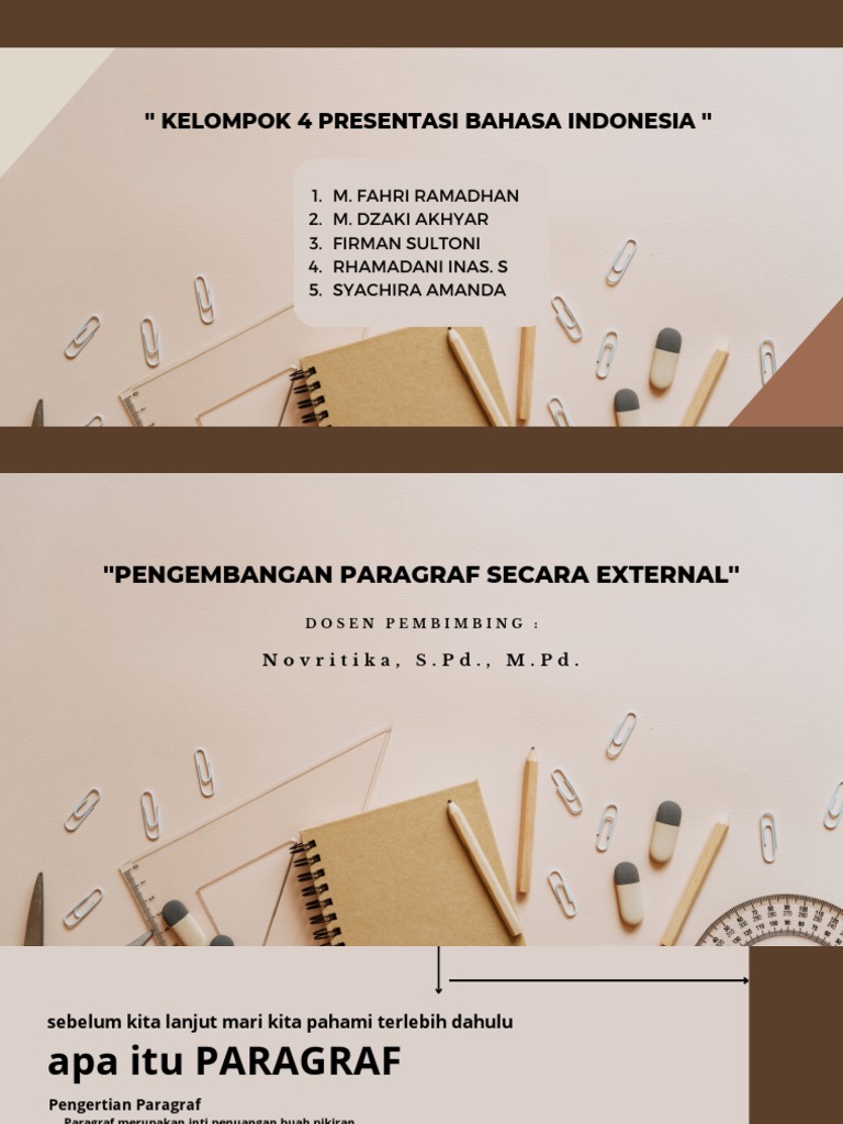 Kelompok 4 Presentasi Bahasa Indonesia Pdf