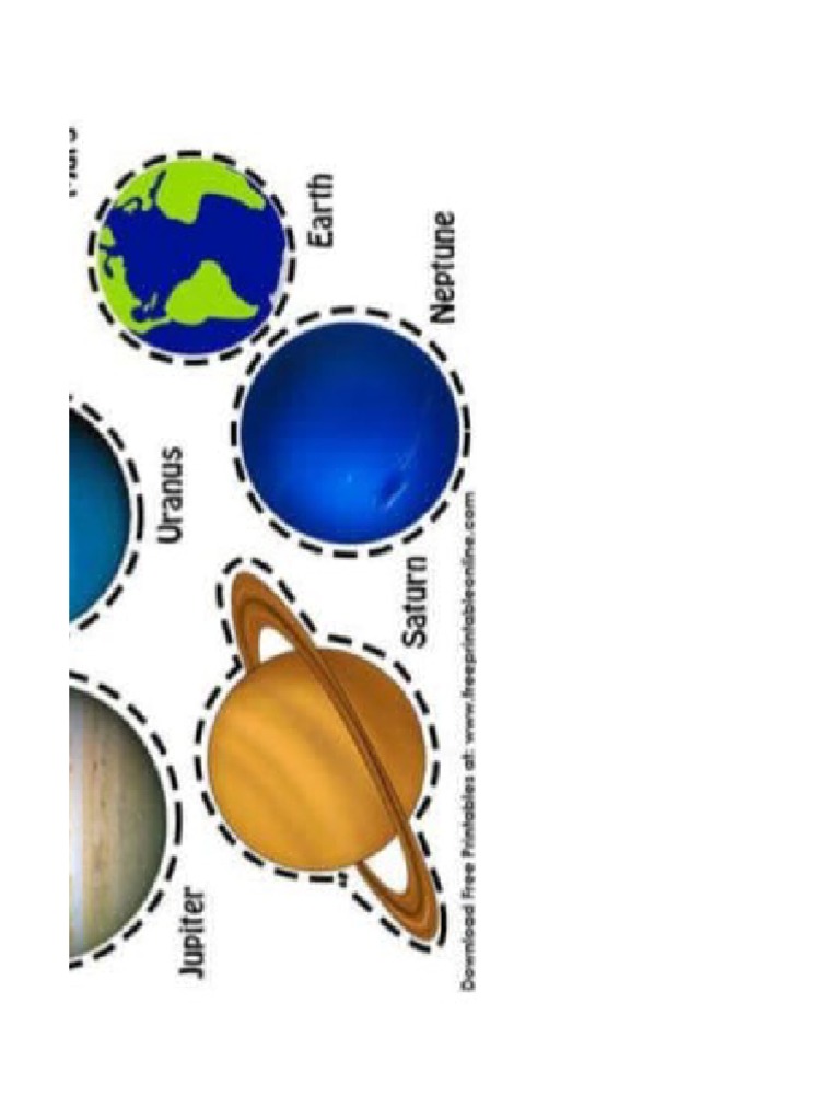 Planetas para Imprimir | PDF