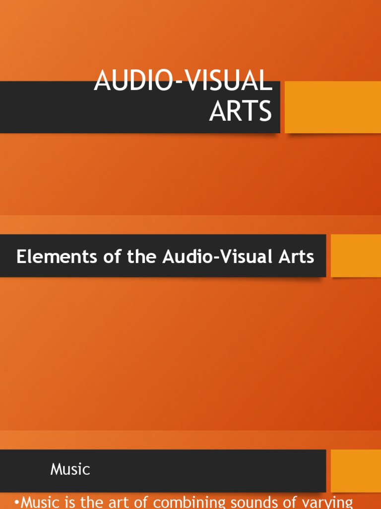 AUDIOVISUAL ARTS (Autosaved) PDF Tempo Dances