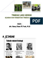 p2 p3 - Sejarah, Dan Pengertian Tingkah Laku Hewan (TLH)