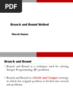 Branch and Bound NOV 2021