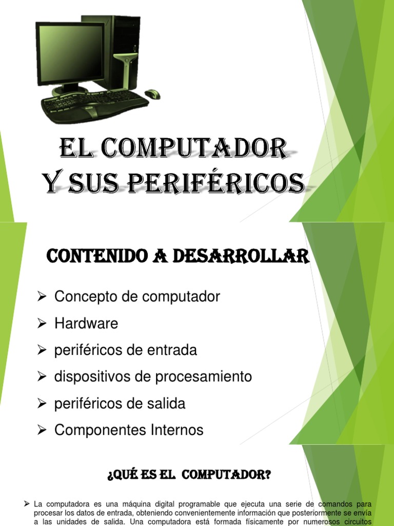 Introduccion | PDF | Hardware de la computadora | Periférico
