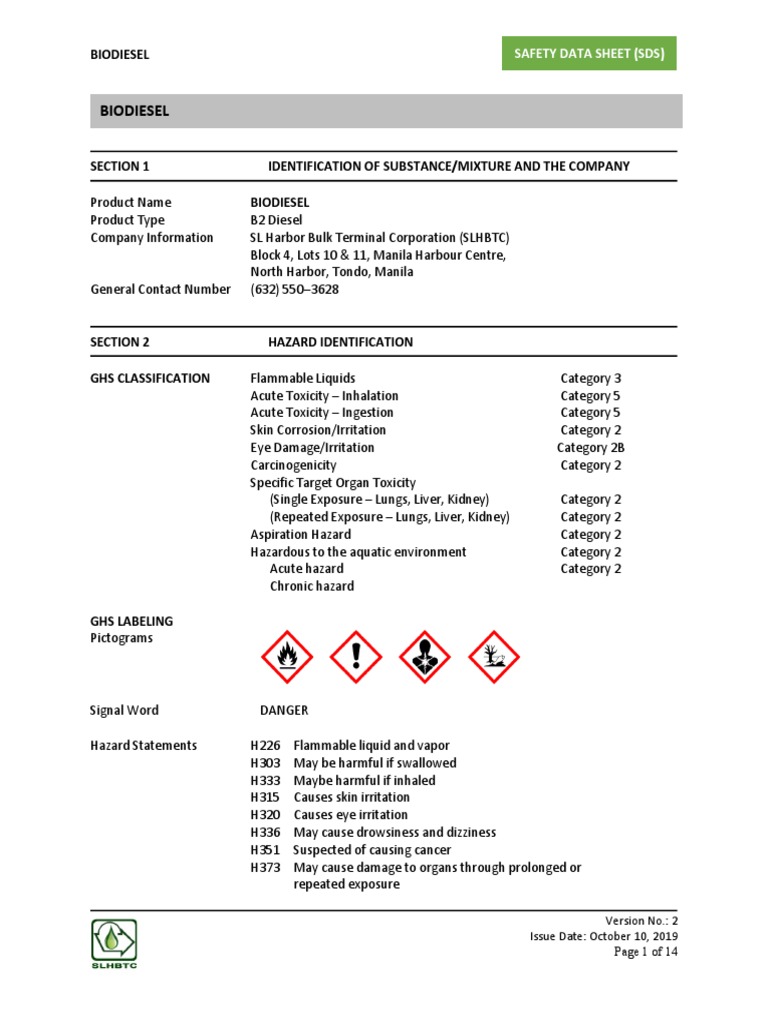Diesel sds v2 descargar gratis pdf fires firefighting