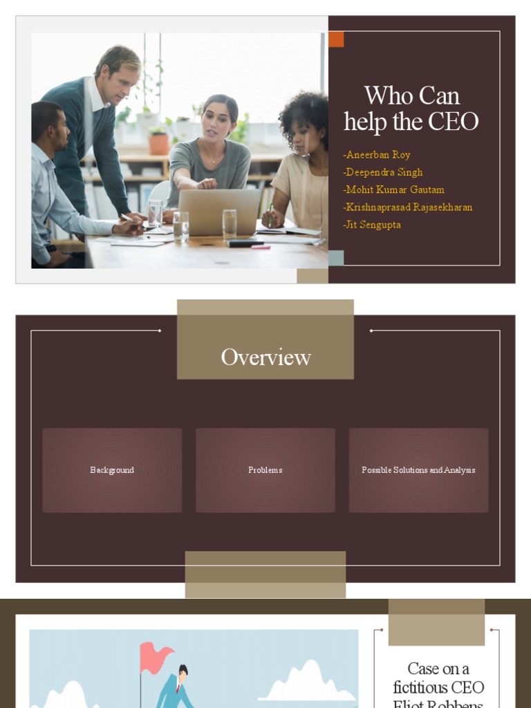 Who Can Help The CEO | PDF | Mentorship | Psychology