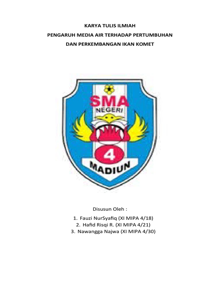 Karya Tulis Ilmiah Pengaruh Media Air | PDF