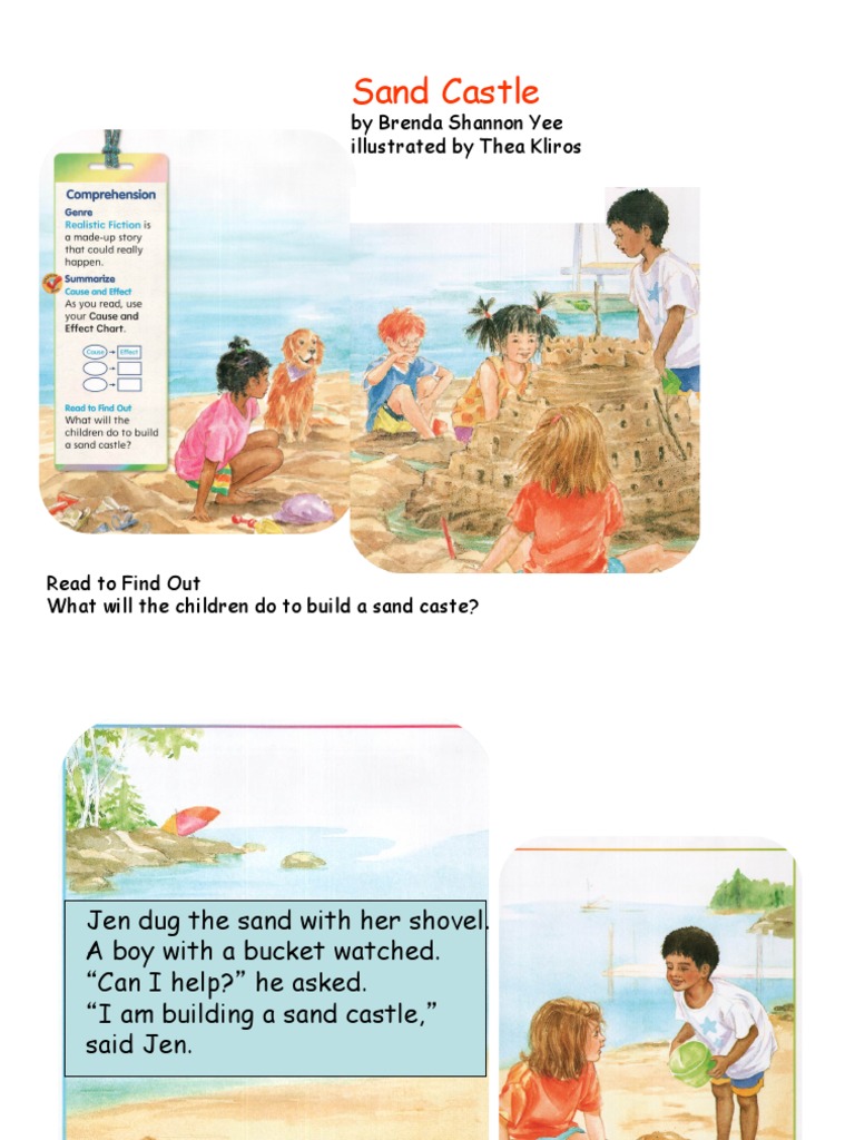 Sand Castle Story Comp Check Cause and Effect PDF