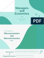 MBA 103 - Managers and Economics