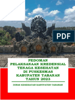 Pedoman Kredensial Tenaga Kesehatan Puskesmas Tabanan 2023