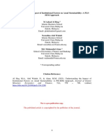 Understanding The Impact of Institutional Factors On Asnaf Sustainability: A PlS-SEM Approach