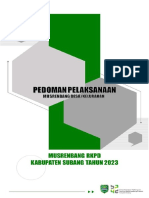 Buku Teknis Musrenbang RKPD Tahun 2023 - Musrenbang Desa