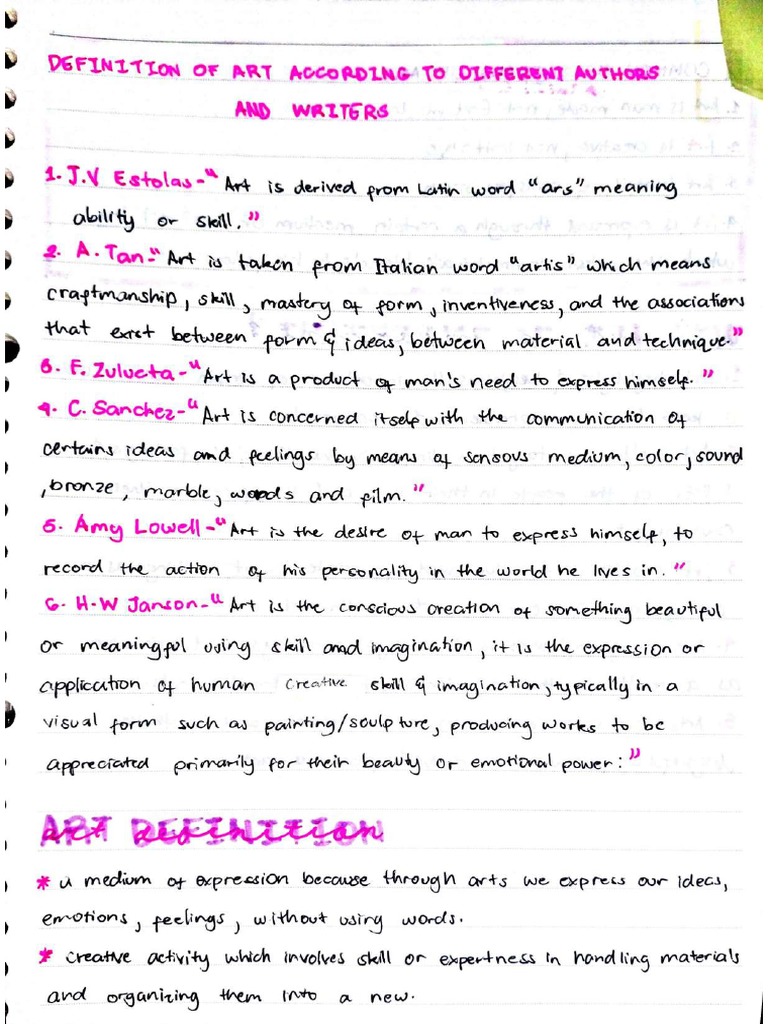 Arts Appreciation Chapter 1 PDF